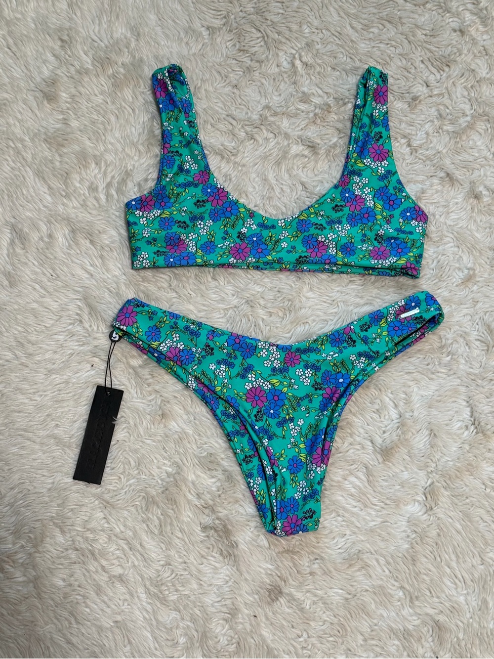 NWT Blackbough Floral Print Bikini - Size Large